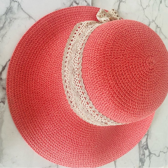 💕Pretty Sun/Beach Hat SZ OS - Picture 12 of 13